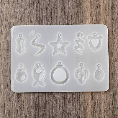 Geometrical Shape DIY Pendant Silicone Molds LS-DIY-E070-01B-1