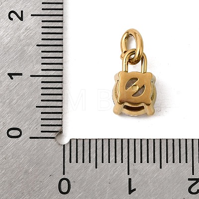 Birthdaystone Theme April 304 Stainless Steel Charms STAS-B128-60G-04-1