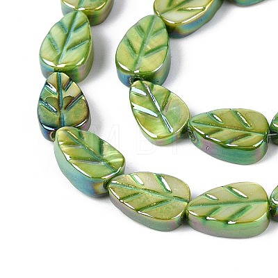 Natural Freshwater Shell Carved Beads Strands SHEL-N038-25C-1