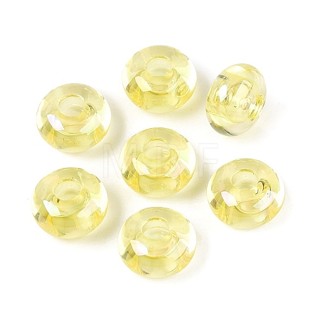 Transparent Acrylic European Beads OACR-E033-20J-1