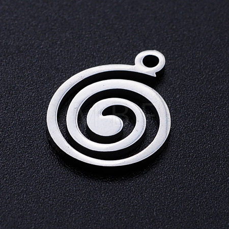 Tarnish Resistant 201 Stainless Steel Filigree Charms STAS-T049-T664-1-1