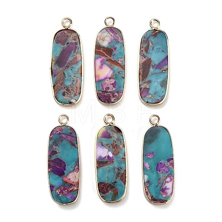 Dyed Synthetic Imperial Jasper Pendants GG-CBAA20A-05G-07-1