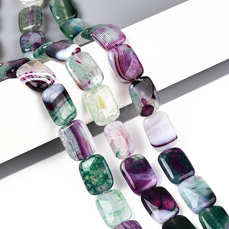 Natural Agate Beads Strands G-N356-03A-12-1