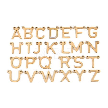 26Pcs 304 Stainless Steel Charm Sets STAS-B123-02G-1