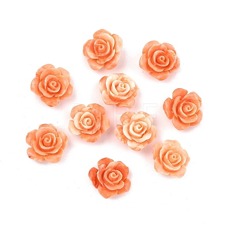 Dyed Synthetic Coral Carved Beads CORA-C004-01A-1