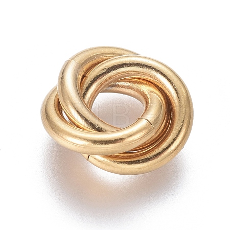 304 Stainless Steel Linking Rings X-STAS-L239-01E-G-1