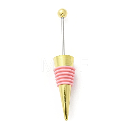 DIY Beadable Alloy Red Wine Stopper AJEW-Z016-03B-G-1