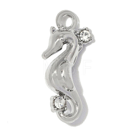 Zinc Alloy with Crystal Rhinestone Charms RB-OY001-68P-1