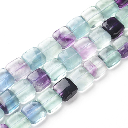 Natural Fluorite Beads Strands G-L527-08-1