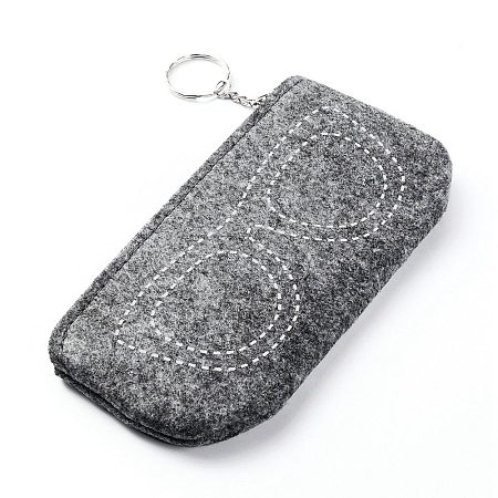 Felt Glasses Case AJEW-WH0323-82B-1