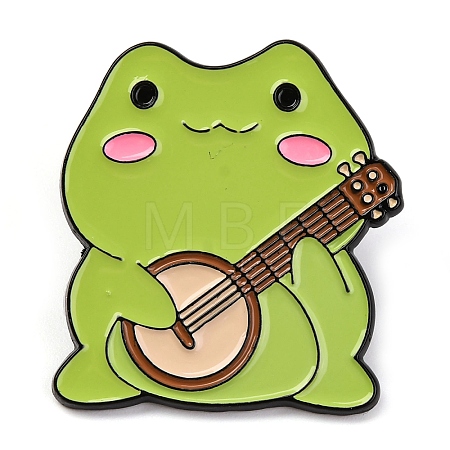 Cartoon Frog Enamel Pins JEWB-S033-02A-1