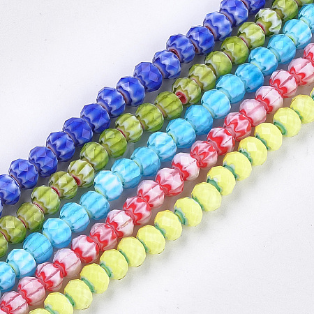 Glass Beads Strands GLAA-S185-01A-M-1