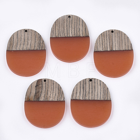 Resin & Wenge Wood Pendants LS-RESI-T023-01K-1