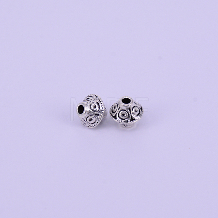 Tibetan Style Alloy Spacer Beads TIBEB-CJC0001-08AS-1