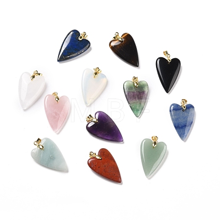 Natural & Synthetic Gemstone Pendants G-E570-01G-1