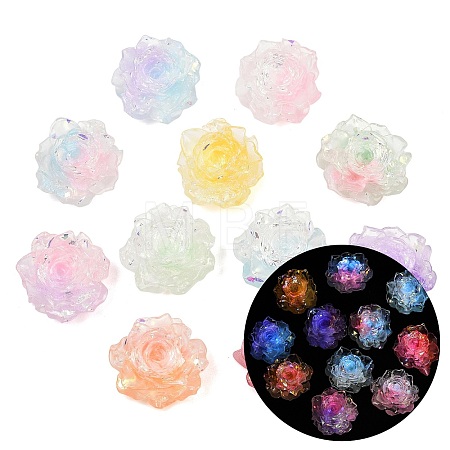 Gradient Color Luminous Transparent Resin Beads RE-CBAC4C7-17-1