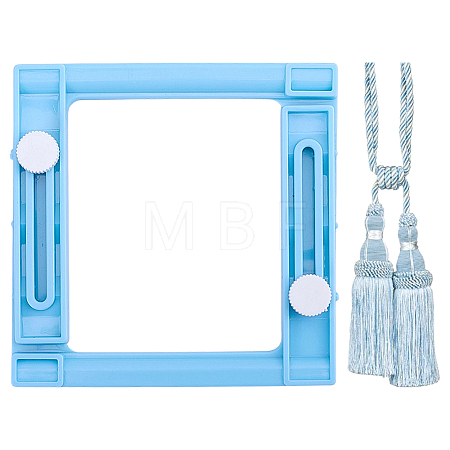 Plastic Tassel Maker Tool DIY-WH0591-559-1