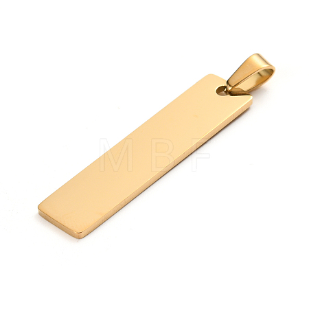 Ion Plating(IP) 304 Stainless Steel Pendants X-STAS-D142-01B-G-1