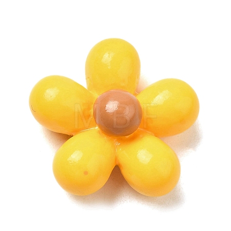 Cartoon Opaque Resin Cabochons RESI-I055-03G-1