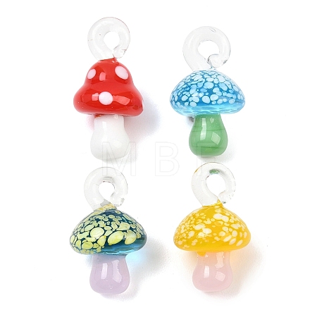 Handmade Lampwork Pendants LAMP-L083-04-1