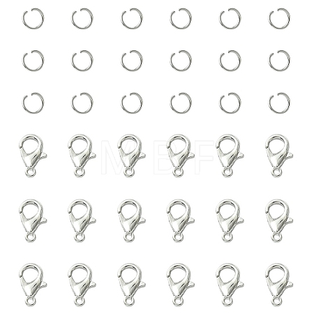Zinc Alloy Lobster Claw Clasps FIND-FS0002-40P-1