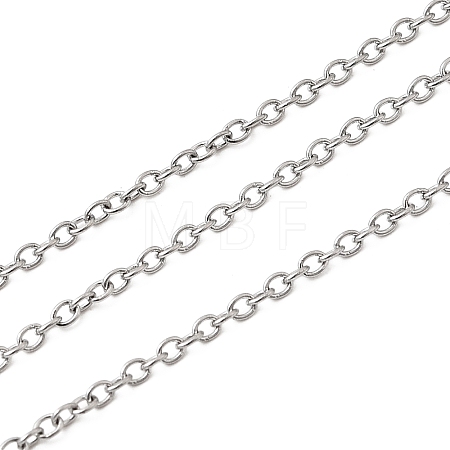 Tarnish Resistant 304 Stainless Steel Cable Chains CHS-Q001-08-100m-1
