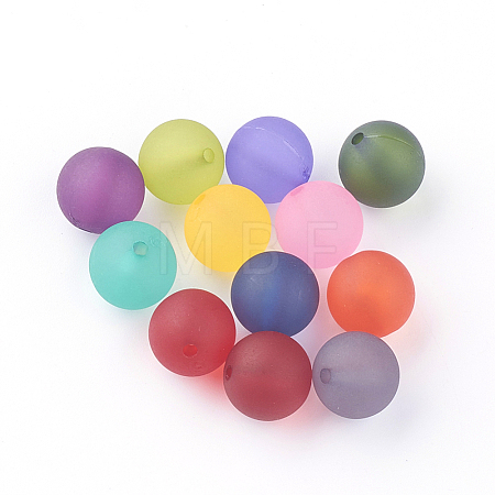 Transparent Acrylic Beads FACR-YW0001-05C-1