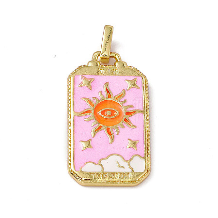 Alloy Enamel Pendants ENAM-D042-01C-1
