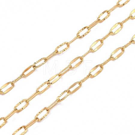 PVD Vacuum Plating 304 Stainless Steel Cable Chains CHS-D033-05G-01-1