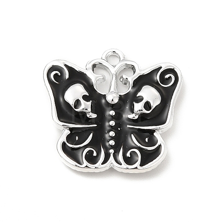 Halloween Alloy Enamel Pendants ENAM-I053-C06-1