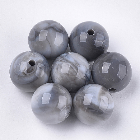 Acrylic Beads OACR-S029-060F-08-1