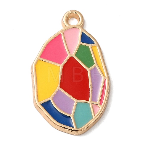 Zinc Alloy Enamel Pendants ENAM-Z013-01C-02-1