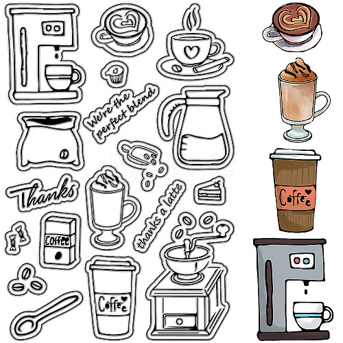 Custom PVC Plastic Clear Stamps DIY-WH0439-0272-1