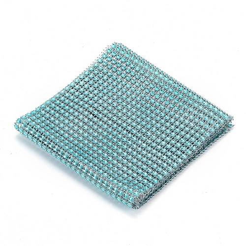 24 Rows Plastic Diamond Mesh Wrap Roll DIY-L049-05L-1