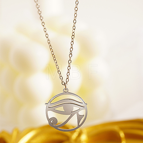 Non-Tarnish Stainless Steel Pendant Necklaces KA3458-2-1