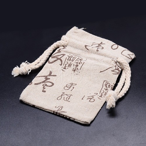 Rectangle Hemp Cloth Pouches ABAG-N007-02D-1