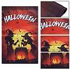 5Pcs 5 Styles Garden Flag for Halloween AJEW-SZ0001-57A-6