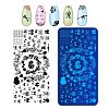 Tarnish Resistant 410 Stainless Steel Nail Art Stamping Plates MRMJ-P020-02P-02-1