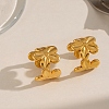 304 Stainless Steel Cuff Earrings for Women SA-CBA9061-03G-1