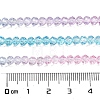Transparent Painted Glass Beads Strands DGLA-A034-T3mm-A22-3