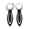 Alloy & Iron Bookmark Cabochon Settings PALLOY-N184-04S-4