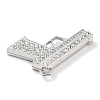 Alloy Rhinestone Pendants ALRI-S001-14B-P-2