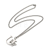 201 Stainless Steel Necklaces NJEW-Q336-01U-P-2