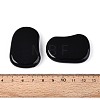 Natural Black Stone Beads G-N360-10A-01-3