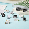 11Pcs 11 Style Motivational Enamel Pins JEWB-BY0001-05-7