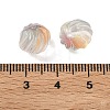 Two-tone Transparent Glass Beads GLAA-H041-02-4