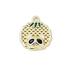 Alloy Enamel Charms PALLOY-R151-22G-1