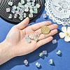 20Pcs 5 Colors Handmade Foil Glass Beads FOIL-YW0001-06-5
