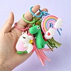 PVC Rainbow/Unicorn/Dinosaur Keychains KEYC-YW00007-4