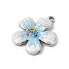 304 Stainless Steel Enamel Pendants SA-CBAA487-04P-3